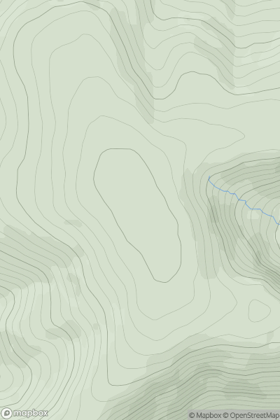 Thumbnail image for Hart Fell [The River Tweed to the English Border] [NT113135] showing contour plot for surrounding peak